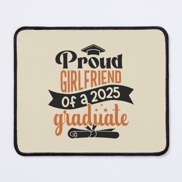 Item preview, Proud Girlfriend Of A 2025 Graduate Family Member Graduation designed and sold by eclecTEEq.