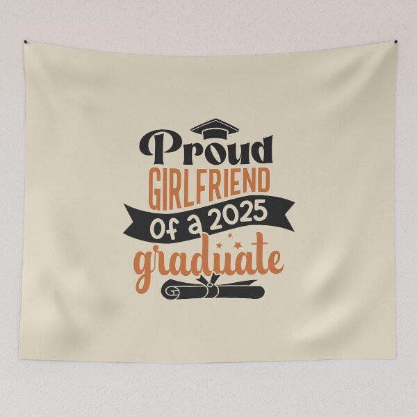 Item preview, Proud Girlfriend Of A 2025 Graduate Family Member Graduation designed and sold by eclecTEEq.