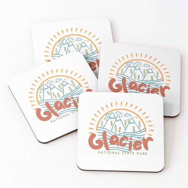Item preview, Glacier National State Park Classic Doodle T-shirt Sticker designed and sold by ThinkNature!.