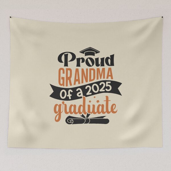 Item preview, Proud Grandma Of A 2025 Graduate Family Member Graduation designed and sold by eclecTEEq.