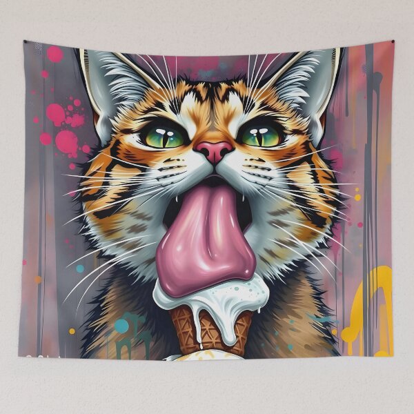 Item preview, Cat Attack designed and sold by Flights of Fancy .