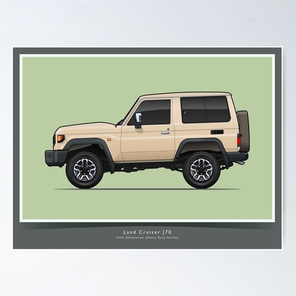 Item preview, The Art of Wheels: Land Cruiser J70 - type i designed and sold by anuaramir.