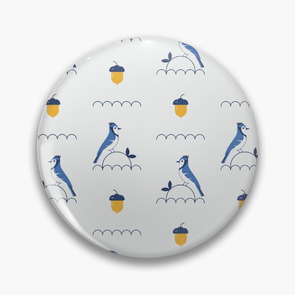 Item preview, Blue Jay's and acorns pattern design.	 designed and sold by Riyan-06.