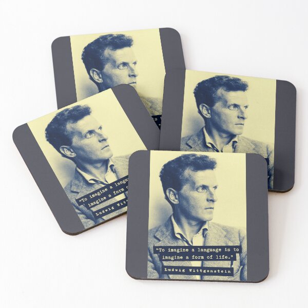 Item preview, Ludwig Wittgenstein quote: To imagine a language is to imagine a form of life. designed and sold by artbleed.