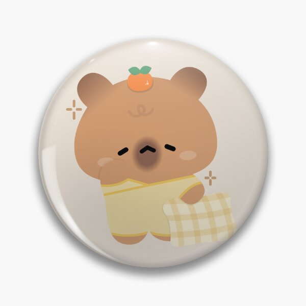 Item preview, Sleepy Capybara designed and sold by theladyernestember.