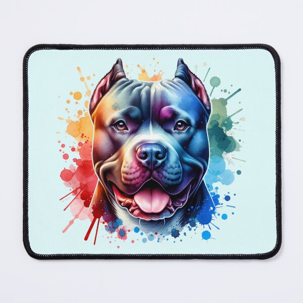Item preview, Sweet Strength of the Pitbull - Watercolor Dog Art designed and sold by 2ndSketch.