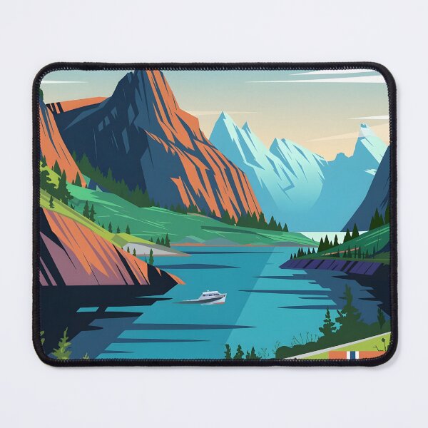 Item preview, Vintage Norway Fjords Famous designed and sold by Zibis09.