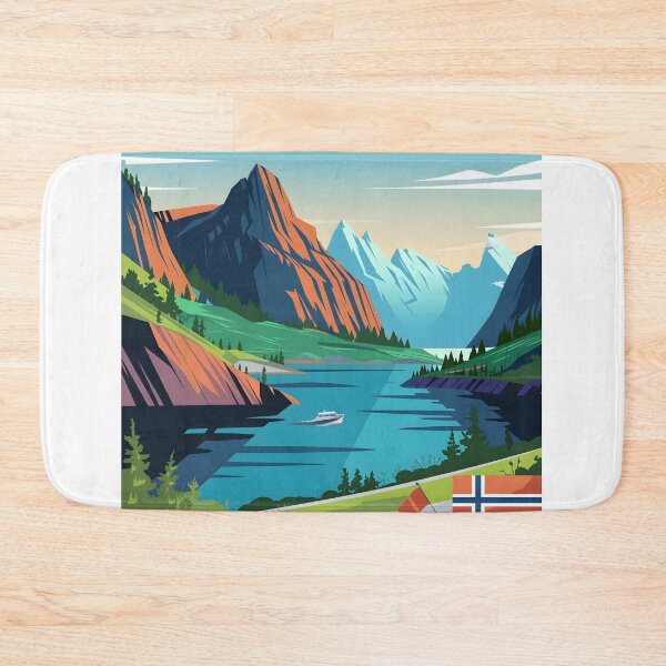 Item preview, Vintage Norway Fjords Famous designed and sold by Zibis09.