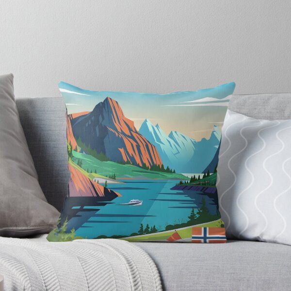 Item preview, Vintage Norway Fjords Famous designed and sold by Zibis09.