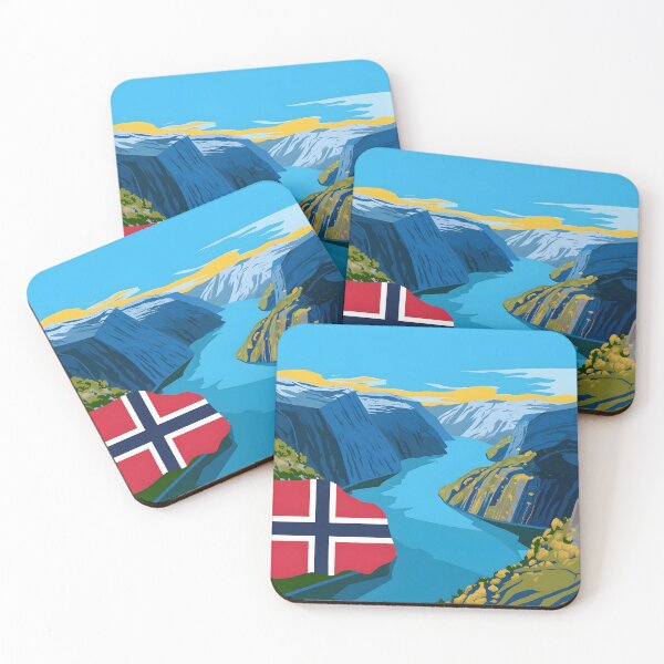 Artikelvorschau, Vintage Norwegen Fjorde berühmt entworfen und verkauft von Zibis09.