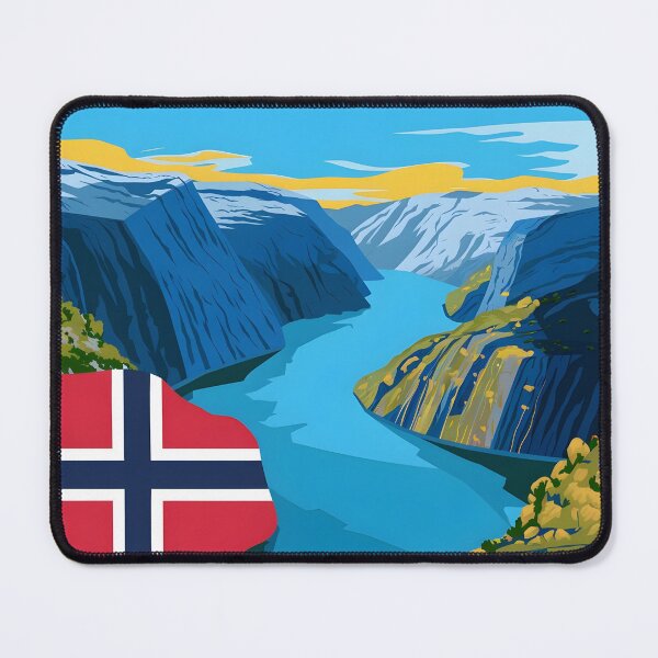 Item preview, Vintage Norway Fjords Famous designed and sold by Zibis09.