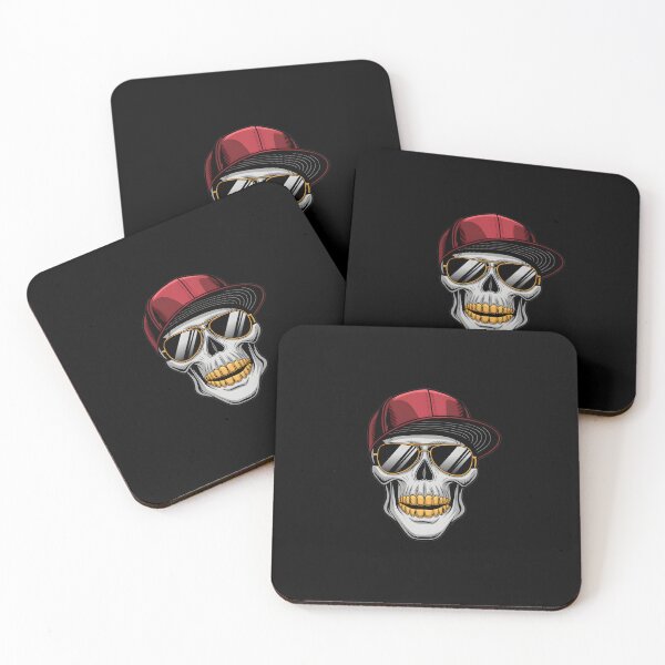 Item preview, Street Hip Hop Rapper Skull designed and sold by macadolie.