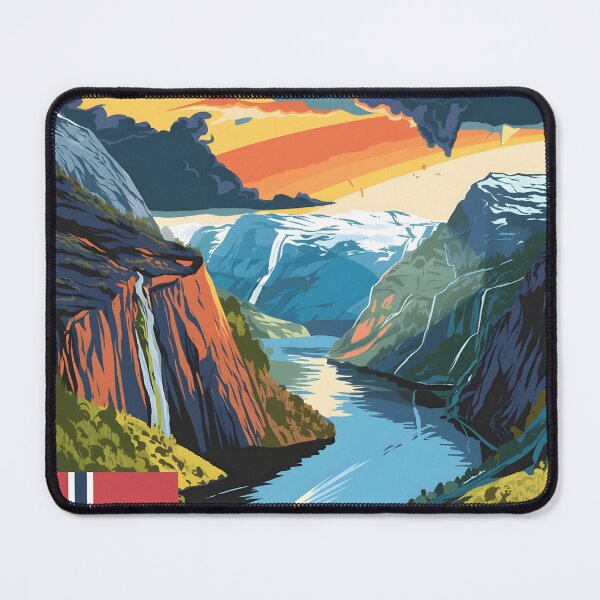 Item preview, Vintage Norway Fjords Famous designed and sold by Zibis09.