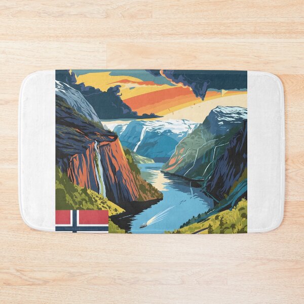 Item preview, Vintage Norway Fjords Famous designed and sold by Zibis09.