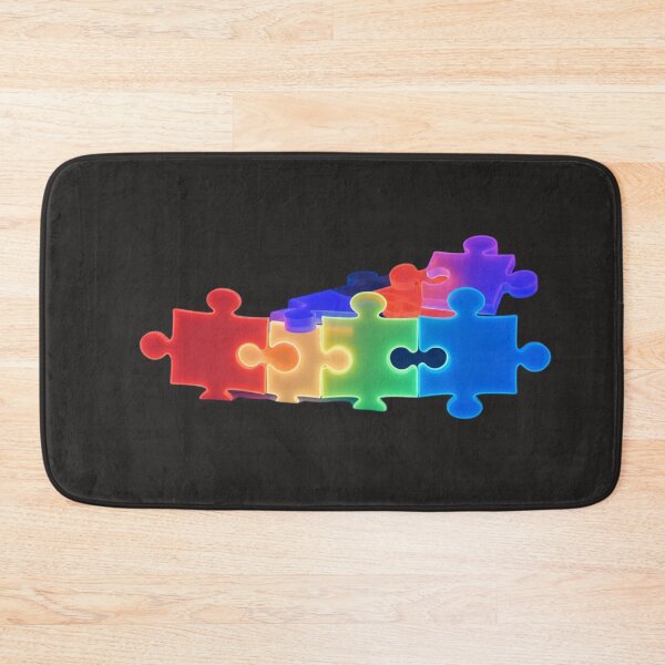 Item preview, Glowing Unity: Rainbow Puzzle Connection designed and sold by Wiredart.