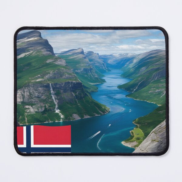 Item preview, Vintage Norway Fjords Famous designed and sold by Zibis09.