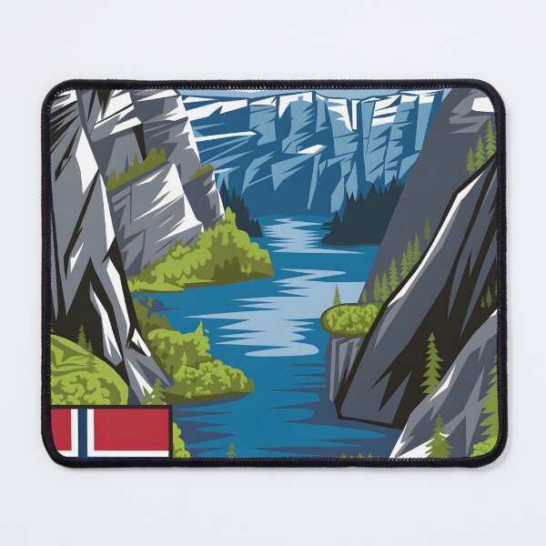 Item preview, Vintage Norway Fjords Famous designed and sold by Zibis09.