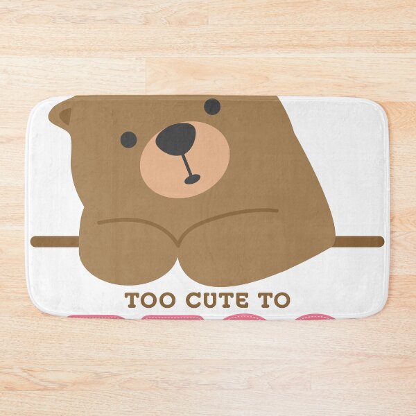Item preview, too cute to bear designed and sold by S&ARTSY.