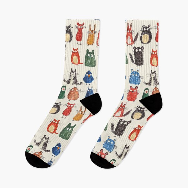 Item preview, Illustrated winter animals with a soft textured look designed and sold by Piotrek0001.