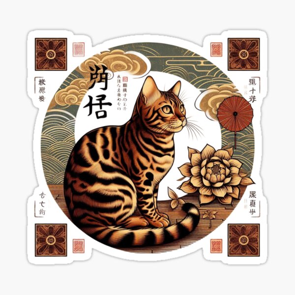 Item preview, bengal cat designed and sold by EuropeanPrints.