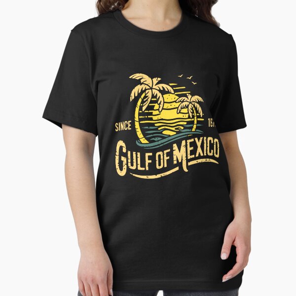 Item preview, Gulf of Mexico Vintage Sunset Palm Trees Ocean Beach Retro designed and sold by designleon19.