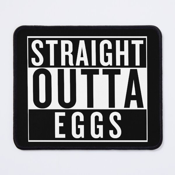 Item preview, Straight Outta Eggs t-shirt design designed and sold by Cosmowear.