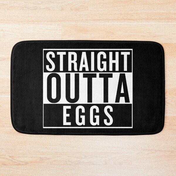 Item preview, Straight Outta Eggs t-shirt design designed and sold by Cosmowear.