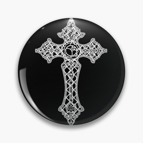 Item preview, Rose Crochet Cross designed and sold by UncleInuyasha.