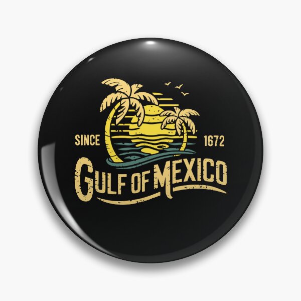 Item preview, Gulf of Mexico Vintage Sunset Palm Trees Ocean Beach Retro designed and sold by designleon19.