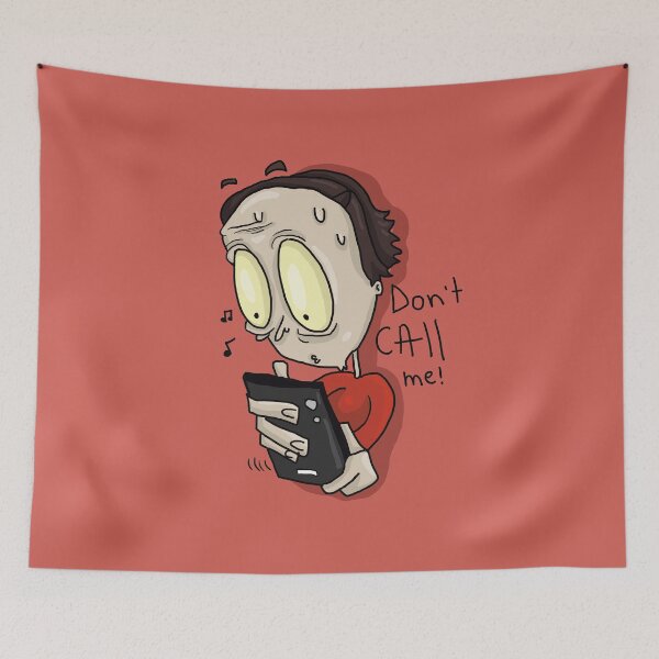 Item preview,  Scared man with a ringing phone designed and sold by VladdissH.