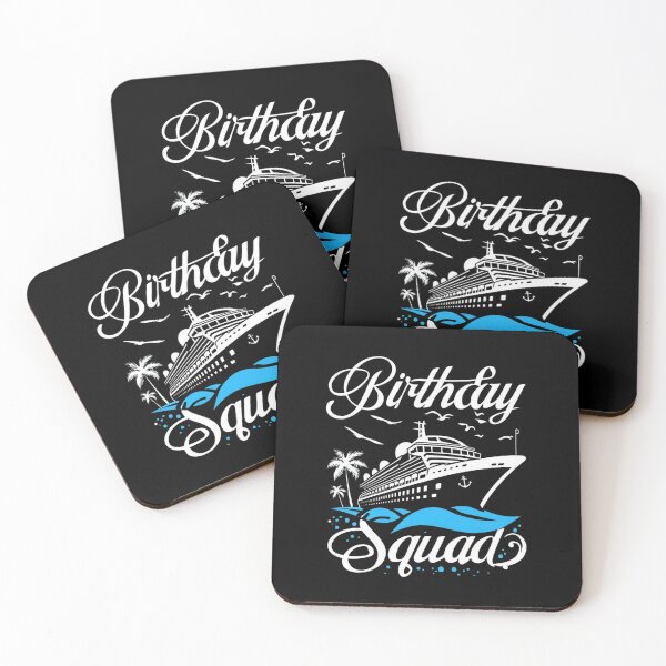 Item preview, "It’s My Birthday Cruise" & "Birthday Cruise Squad" – Fun Nautical Party Design designed and sold by Colorful-Garden.