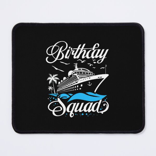 Item preview, "It’s My Birthday Cruise" & "Birthday Cruise Squad" – Fun Nautical Party Design designed and sold by Colorful-Garden.