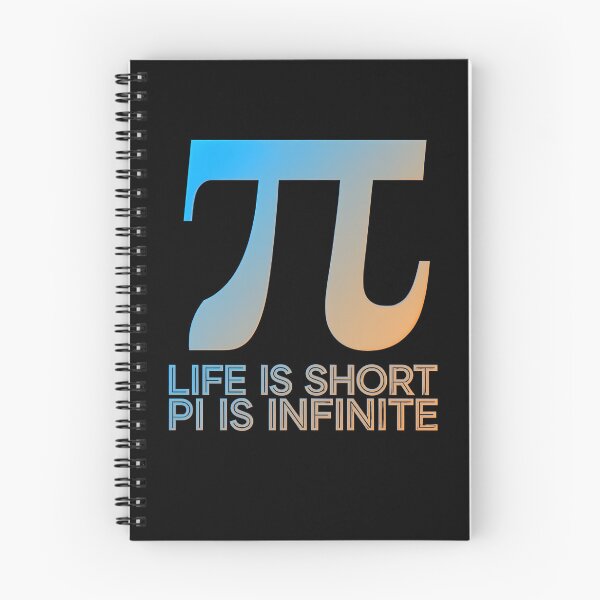 Item preview, Life is Short, Pi is Infinite – Funny Math Design designed and sold by moniowate.