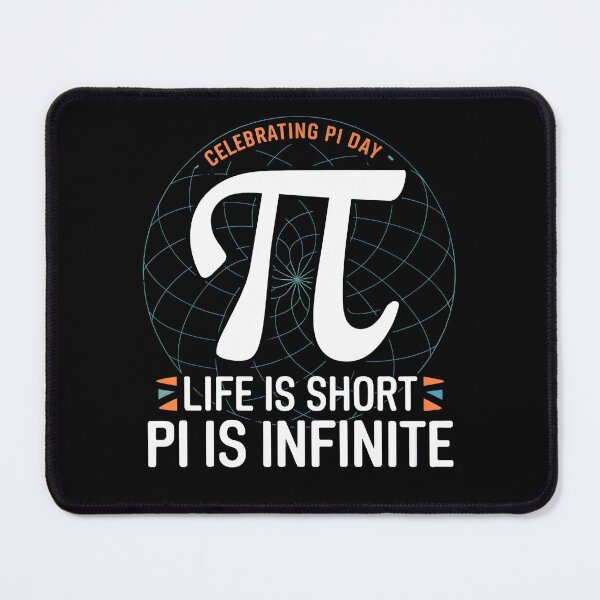 Item preview, Life is Short, Pi is Infinite – Funny Math Design designed and sold by moniowate.