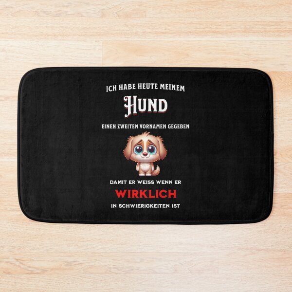 Item preview, I gave my dog a middle name today... - funny saying designed and sold by Pflugart.