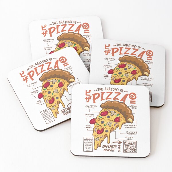 Item preview, The Anatomy of PIZZA designed and sold by RCM Graphix.
