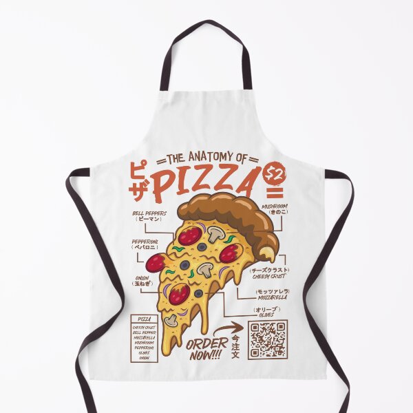 Artikelvorschau, Die Anatomie der PIZZA entworfen und verkauft von RCM Graphix.