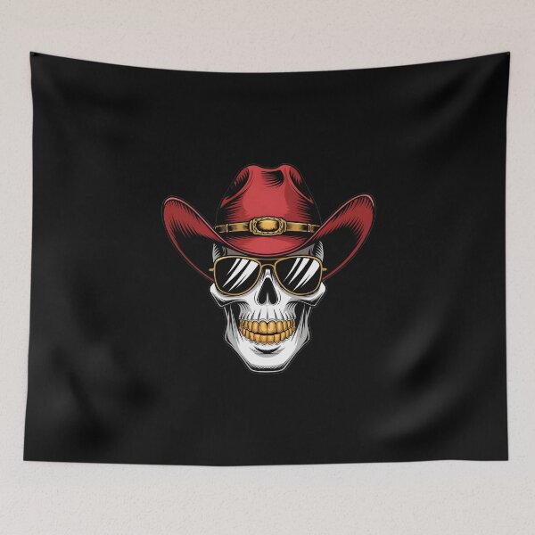 Item preview, Outlaw Cowboy Skull designed and sold by macadolie.