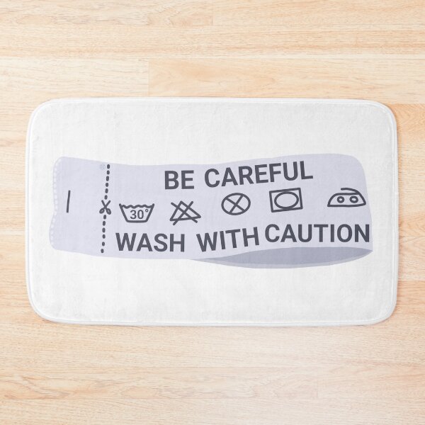 Item preview, Be Careful, Wash with Caution designed and sold by petiteToulon.