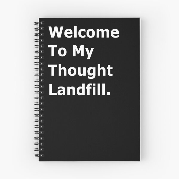 Item preview, Welcome to My Thought Landfill Where Overthinking Meets Chaos Organizers Funny Gift designed and sold by Teemaniac.