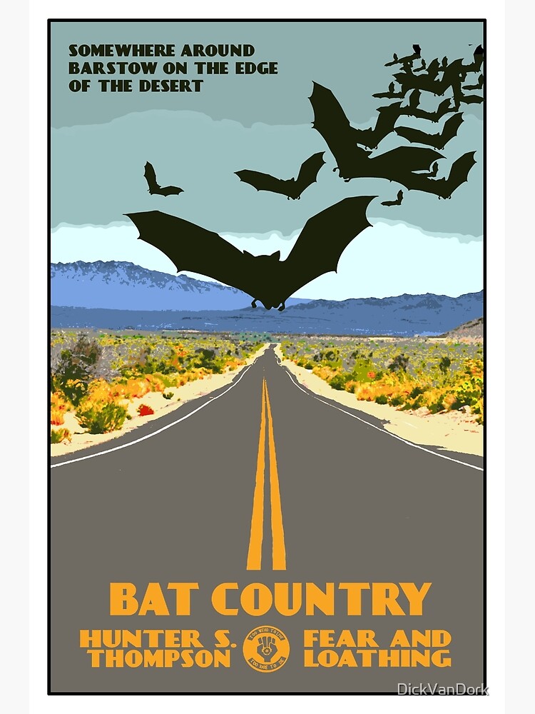 Disover BAT COUNTRY VINTAGE WPA-STYLE Premium Matte Vertical Poster