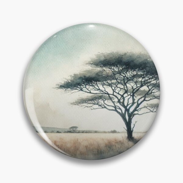 Item preview, Acacia in grassland designed and sold by Animalistic-Art.