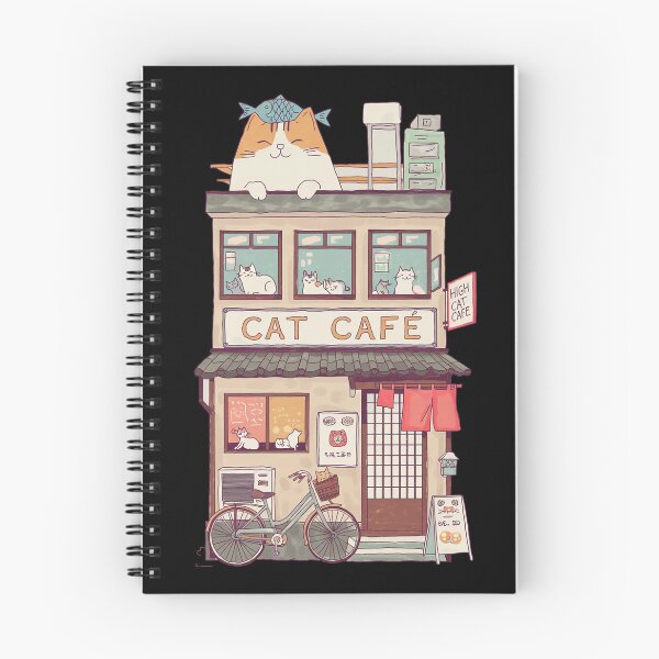 Item preview, Cat Cafe: regalo vintage con un encantador paraíso de gatitos japoneses designed and sold by Damcoc.