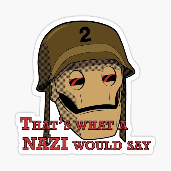 Item preview, Fan Art of G.I. Robot Opining on What a Nazi Might Say designed and sold by felixyfisher.