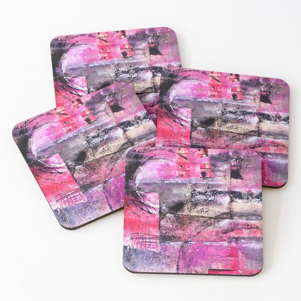 Item preview, Mixed Media, Pink House designed and sold by 108 Creative.