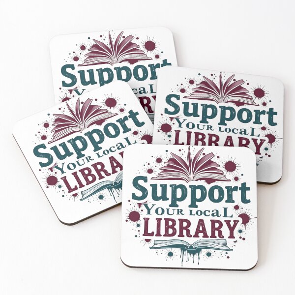 Item preview, Support Your Local Library Book Lover designed and sold by bukajart.