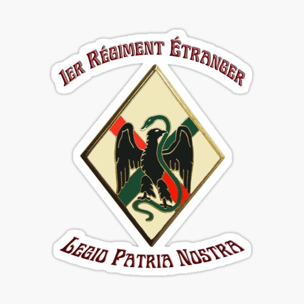 1. Regiment der französischen Fremdenlegion Sticker