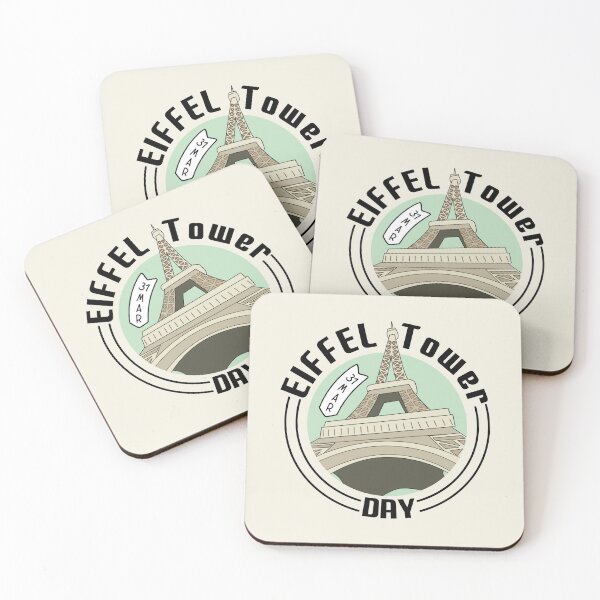 Item preview, 31 March Eiffel Tower Day - Wacky Holidays designed and sold by ChemicalXShop.