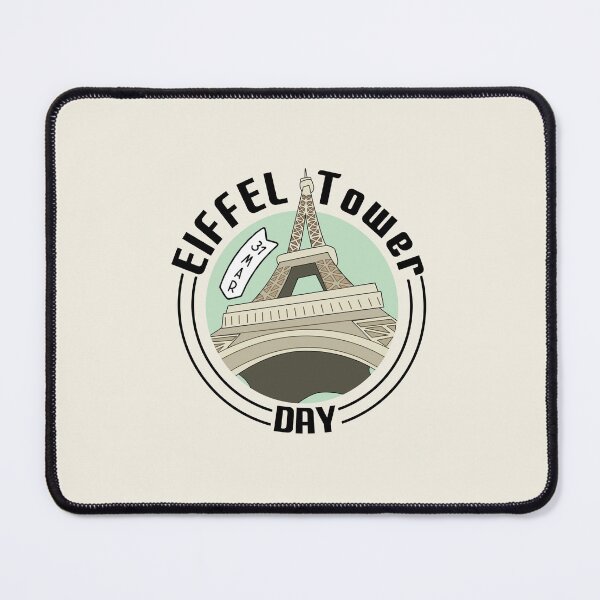 Item preview, 31 March Eiffel Tower Day - Wacky Holidays designed and sold by ChemicalXShop.