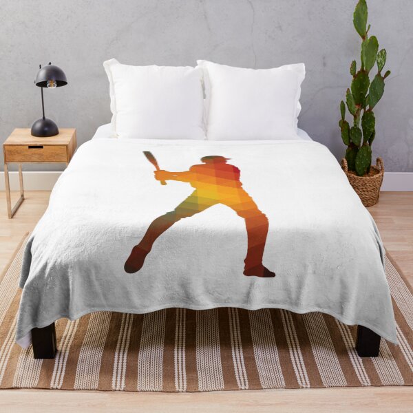 Item preview, Colorful Low Poly Geometric Textured Softball Player Silhouette Gift designed and sold by freeArt10.